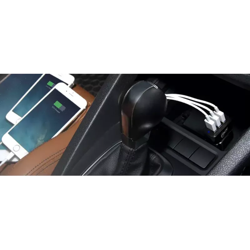 ARCTIC Car Charger 7200 - 3-portowa ładowarka samochodowa USB