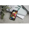 Etui na smartfona iKins do iPhone XS/S — wzór Cherry Blossom biały, ochronna twarda obudowa