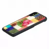 Etui na smartfona iKins do iPhone XS/S — wzór Cherry Blossom biały, ochronna twarda obudowa