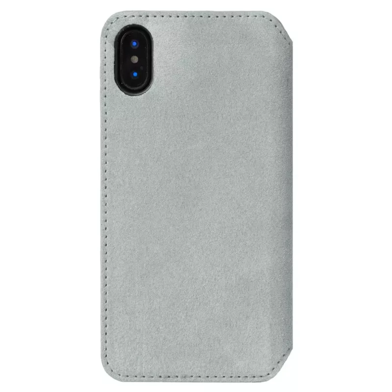 Etui z klapką Krusell Broby 4 Card SlimWallet do iPhone X/XS Szary