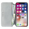 Etui z klapką Krusell Broby 4 Card SlimWallet do iPhone X/XS Szary