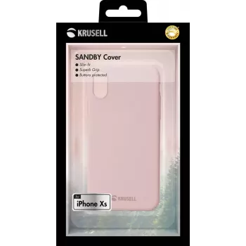 Cover Krusell iPhone X/XS Pink
