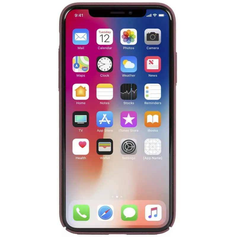 Etui portfelowe Krusell Sandby iPhone X/XS Burgund