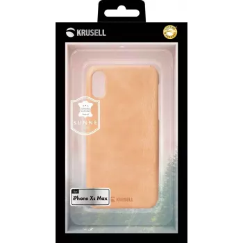 Cover Krusell Sunne iPhone XS Max 16.5 cm Beżowy
