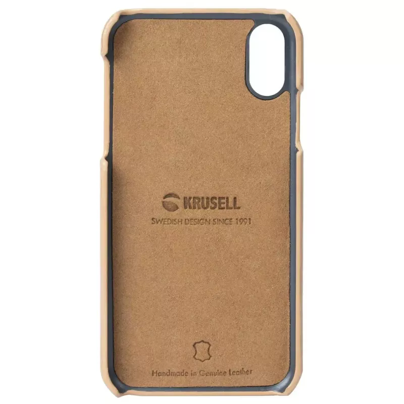 Cover Krusell Sunne iPhone XS Max 16.5 cm Beżowy