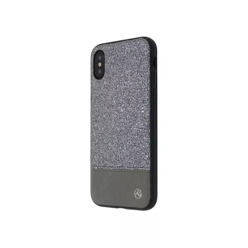 Etui Tellur iPhone X TLL121204 srebrny