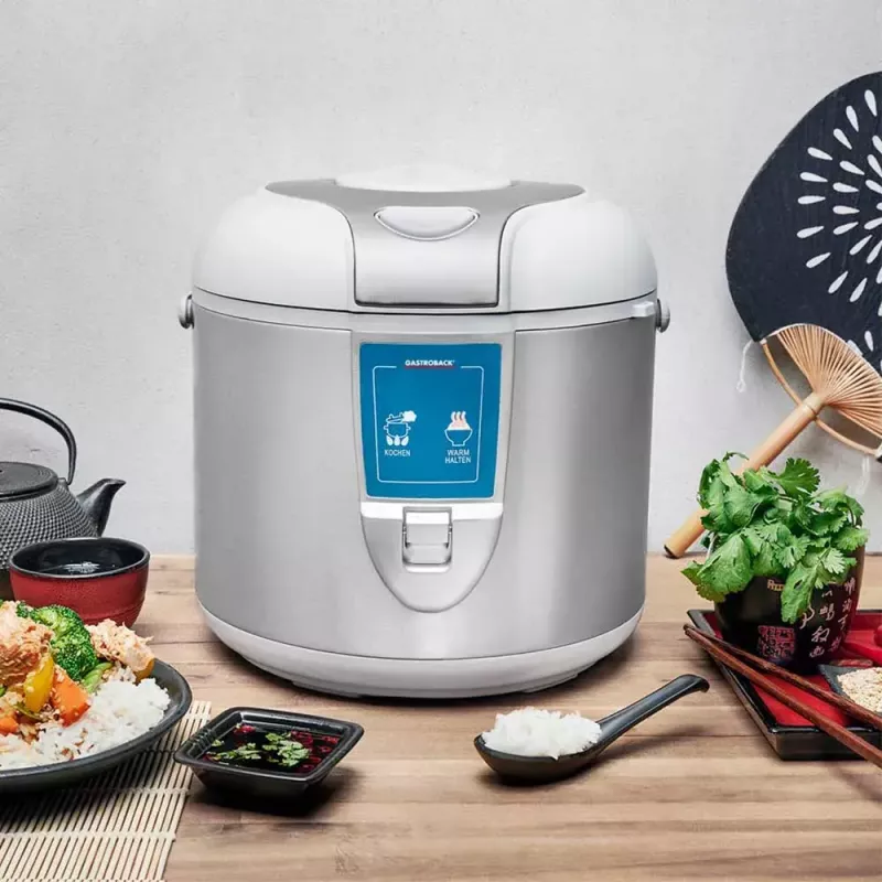 Garnek do ryżu Gastroback Design Pro 5L 700W srebrno-biały