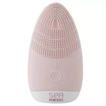 HoMedics FAC-001-EU szczoteczka do oczyszczania twarzy Obrotowa szczoteczka Różowy, Biały Bateria