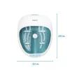 HoMedics FS-250-EU kąpiel do stóp Niebieski, Biały