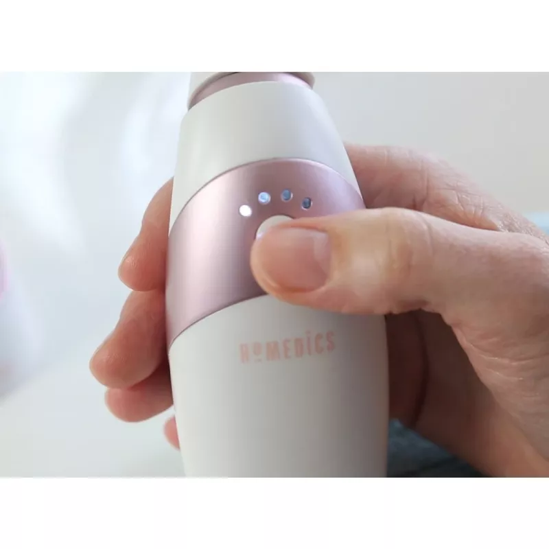 HoMedics Radiance urządzenie do pielęgnacji skóry Odsysacz skórny Mikrodermabrazja Różowe złoto, Biały