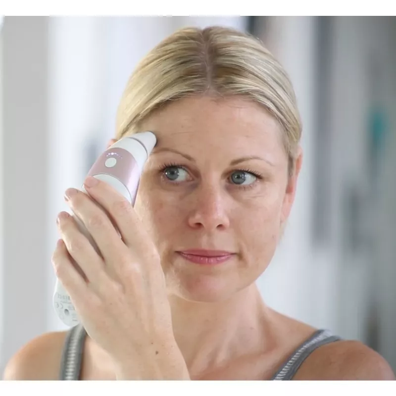 HoMedics Radiance urządzenie do pielęgnacji skóry Odsysacz skórny Mikrodermabrazja Różowe złoto, Biały