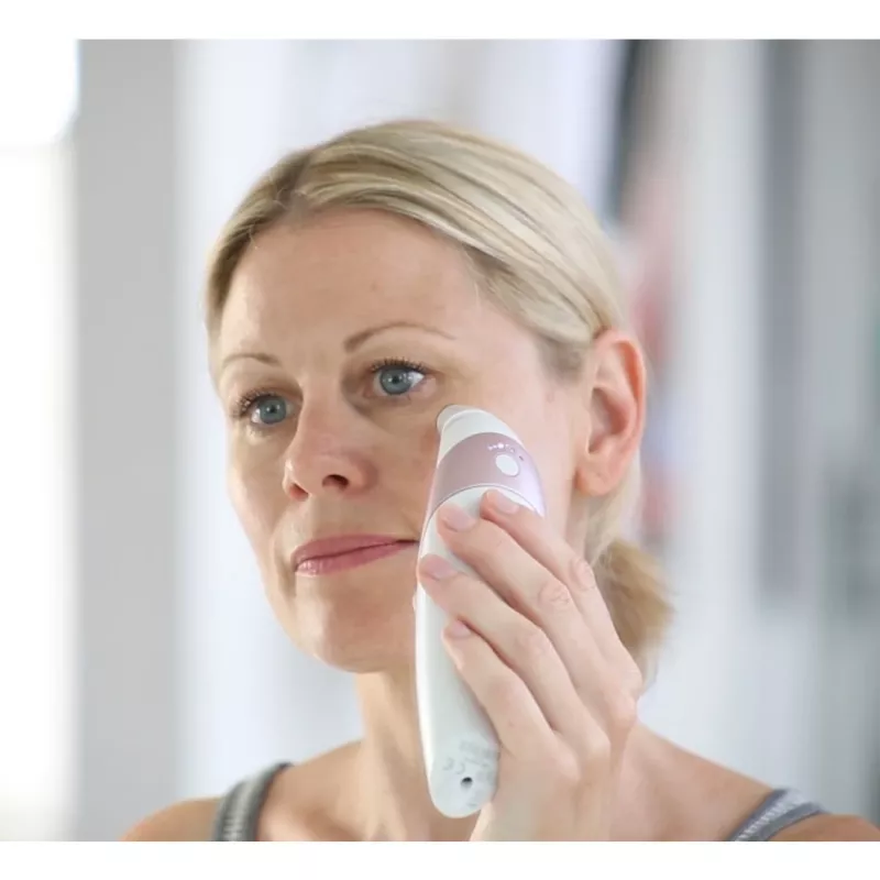 HoMedics Radiance urządzenie do pielęgnacji skóry Odsysacz skórny Mikrodermabrazja Różowe złoto, Biały