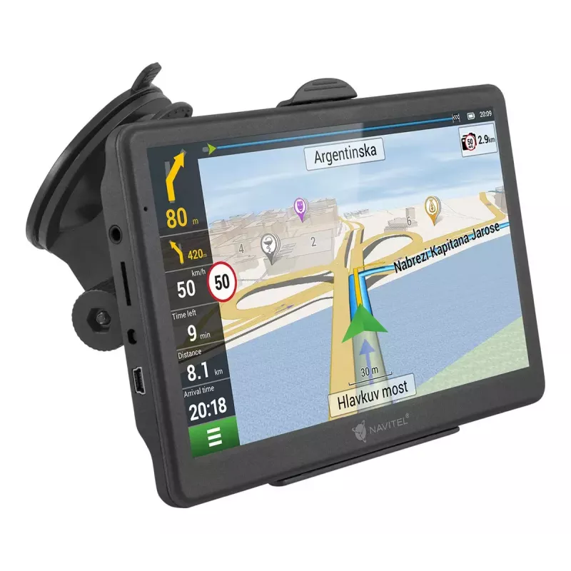 Nawigator Navitel MS700 Stały 17,8 cm (7 cali) TFT Ekran dotykowy Czarny