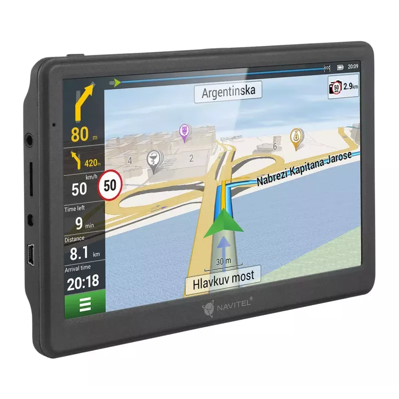 Nawigator Navitel MS700 Stały 17,8 cm (7 cali) TFT Ekran dotykowy Czarny