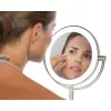 Lustro do makijażu HoMedics MIR-8150-EU wolnostojące okrągłe stal nierdzewna