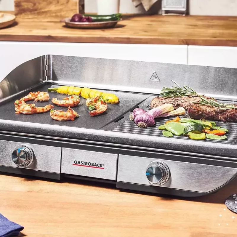 Grill elektryczny Gastroback Design Advanced Pro BBQ