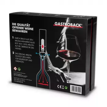 Korek do dekantera Gastroback Aroma 47102 Czarny Stal nierdzewna
