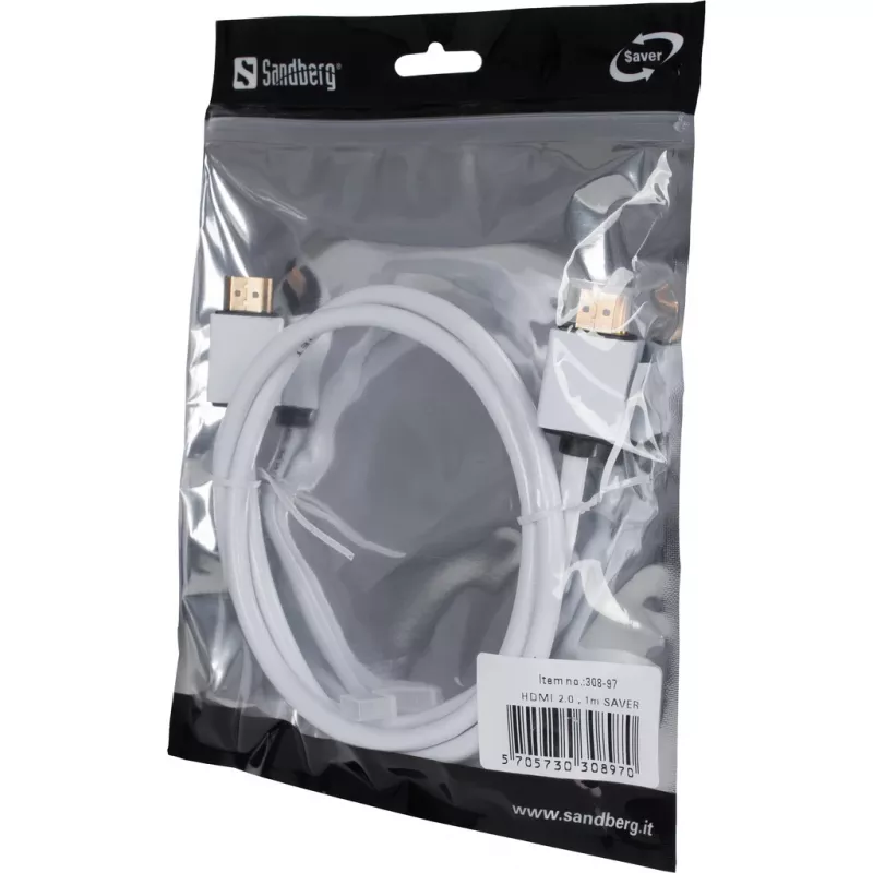 Kabel HDMI Sandberg 2.0 1m SAVER