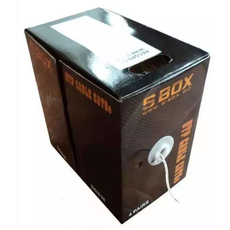 Kabel sieciowy SBOX UTP-305 CAT5E RJ45 305M niebieski