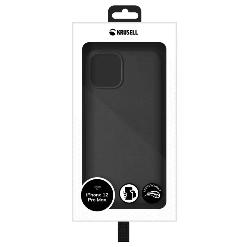 Cover Krusell Sandcover iPhone 12 Pro Max 17 cm (6.7 inch) Czarny