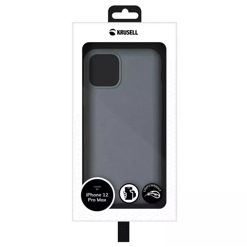 Etui Krusell iPhone 12 Pro Max 17 cm (6.7 cala) szary