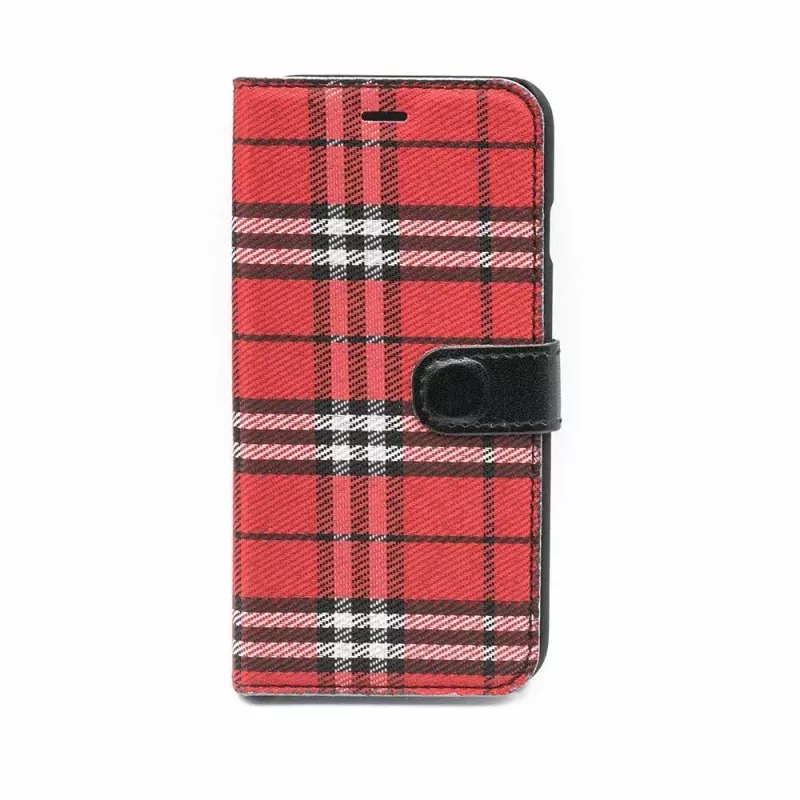 Etui z klapką Tellur TLL184031 do iPhone 7, czarno-czerwone