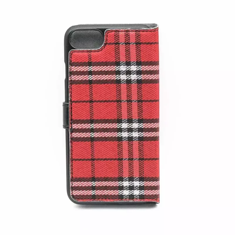 Etui z klapką Tellur TLL184031 do iPhone 7, czarno-czerwone