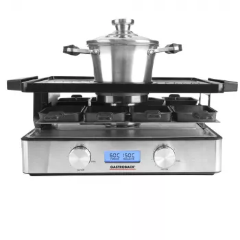 Zestaw do raclette i fondue Gastroback Design Raclette-Fondue Advanced Plus 2200W
