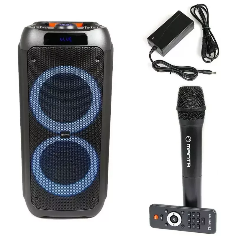 Przenośny głośnik Bluetooth MANTA SPK5310 PRO 20W — bezprzewodowy, akumulatorowy, obsługa TWS