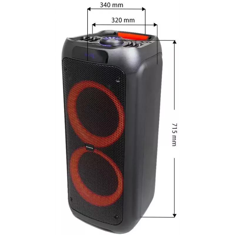 Przenośny głośnik Bluetooth MANTA SPK5310 PRO 20W — bezprzewodowy, akumulatorowy, obsługa TWS