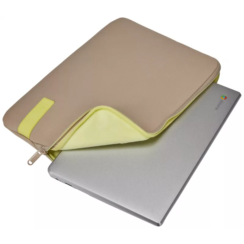 Case Logic Reflect REFPC-113 Plaza Taupe/Sun-Lime 33,8 cm (13,3 cala) pokrowiec rękaw