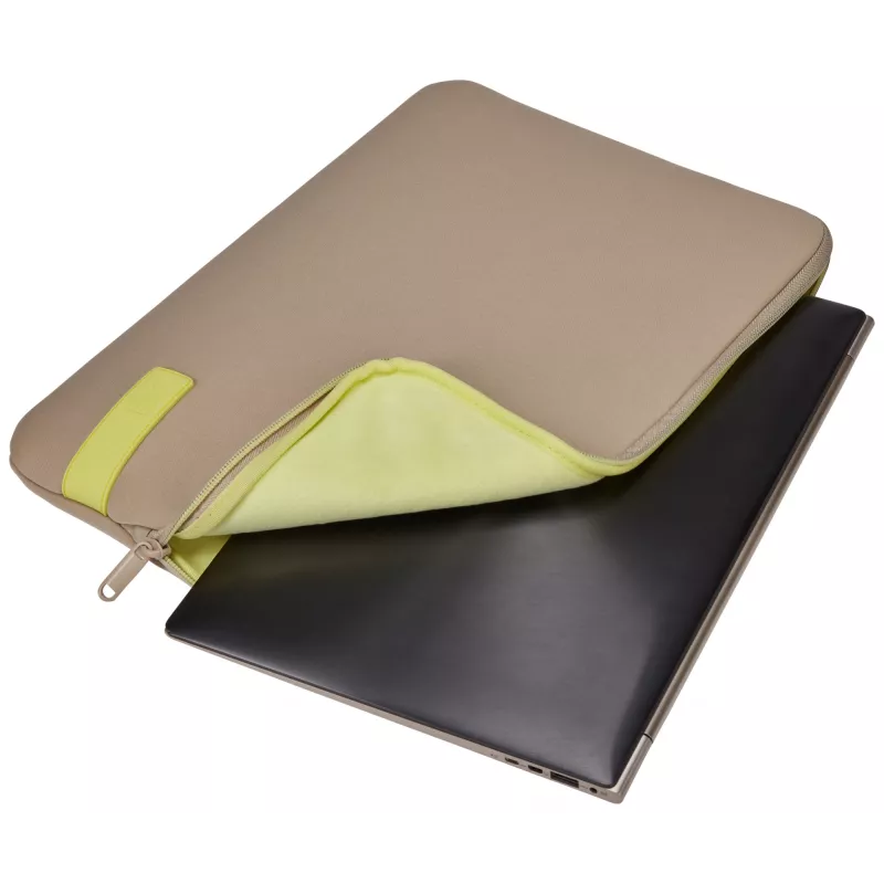Case Logic Reflect REFPC-114 Plaza Taupe/Sun-Lime 35,6 cm (14 cali) Etui na laptopa