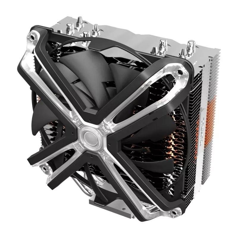 Zalman CNPS17X computer cooling system Processor Cooler 14 cm Czarny, szary