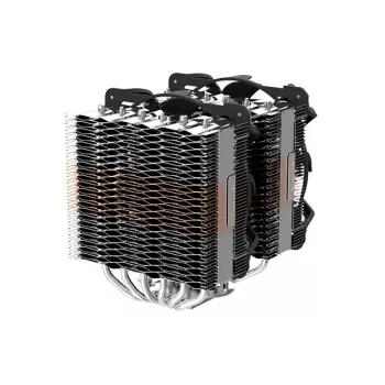 Zalman CNPS20X system chłodzenia komputera Chłodzenie procesora 14 cm Aluminium, Czarny