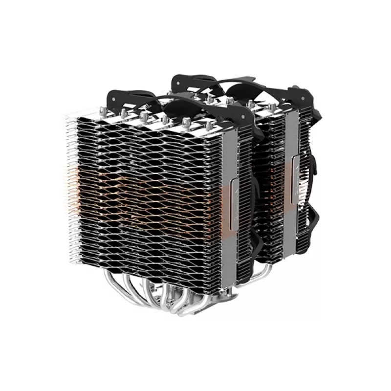Zalman CNPS20X system chłodzenia komputera Chłodzenie procesora 14 cm Aluminium, Czarny