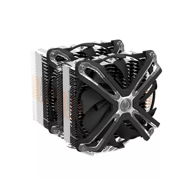 Zalman CNPS20X system chłodzenia komputera Chłodzenie procesora 14 cm Aluminium, Czarny