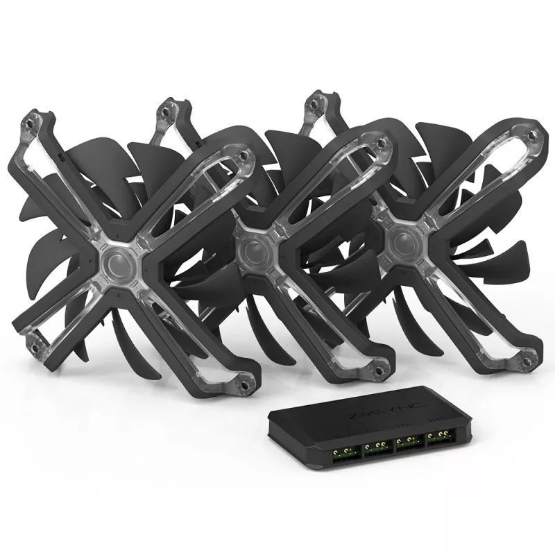 Zalman ZM-SF120A3 system chłodzenia komputera Wentylator do obudowy komputera 12 cm Czarny