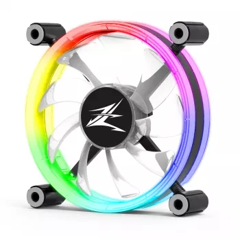 Zalman ZM-LF120 system chłodzenia komputera Wentylator obudowy komputera 12 cm Czarny, Biały
