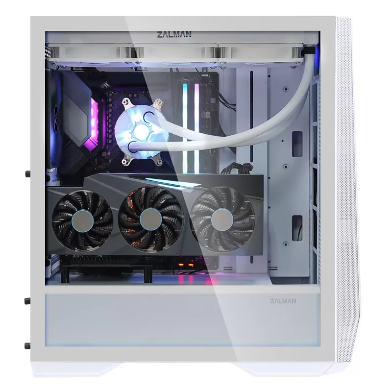 Zalman Z9 Iceberg ATX Midi Tower Obudowa PC, Biały wentylator Midi Tower