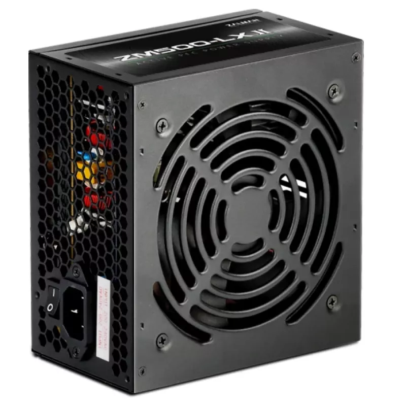 Zasilacz Zalman ZM500-LXII 500 W 20+4 pin ATX ATX Czarny