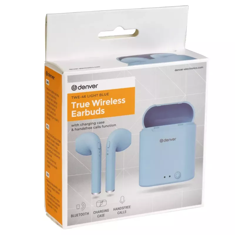 Słuchawki Denver TWE-46LIGHTBLUE