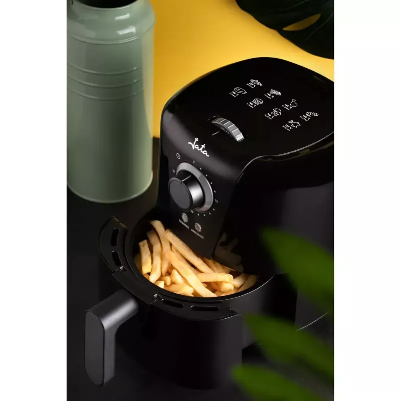 Gorąco-powietrzna frytkownica JATA JEFR1221 Pojedyncza 1,5 L 1000 W Czarna