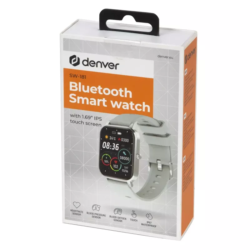 Smartwatch Denver SW-181szary srebrny