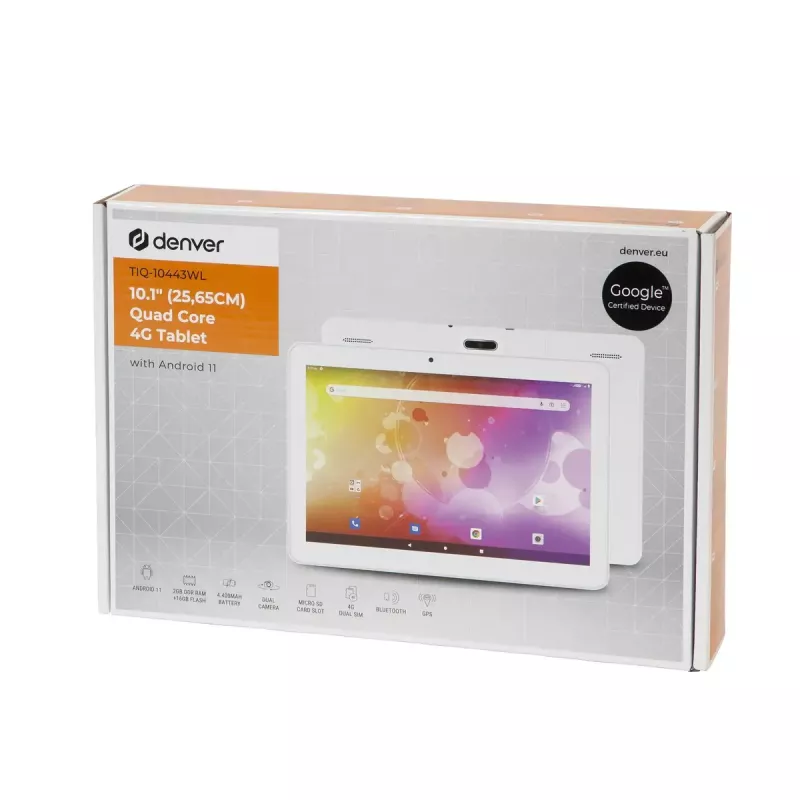 Tablet Denver TIQ-10443WL 10.1 inch 1.3GHz 2GB RAM 16GB Android 11