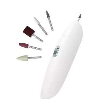 HoMedics 5-in-1 Electric Mani/Pedi Set 5 heads Battery Plastic