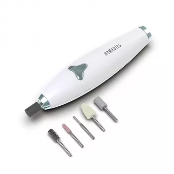 HoMedics Luksusowy 6-w-1 elektryczny zestaw do manicure/pedicure 6 końcówek Bateria Plastik