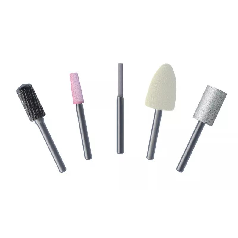 HoMedics Luksusowy 6-w-1 elektryczny zestaw do manicure/pedicure 6 końcówek Bateria Plastik