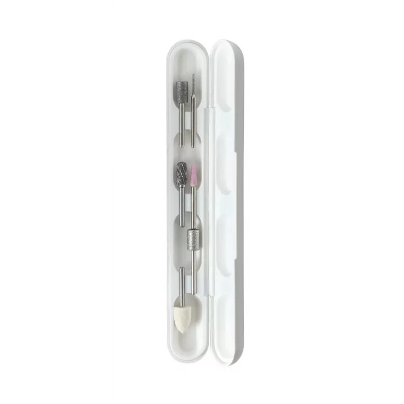 HoMedics Luksusowy 6-w-1 elektryczny zestaw do manicure/pedicure 6 końcówek Bateria Plastik