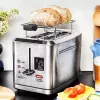 Gastroback Design Digital 2S Toster 2 kromki 950 W Stal nierdzewna