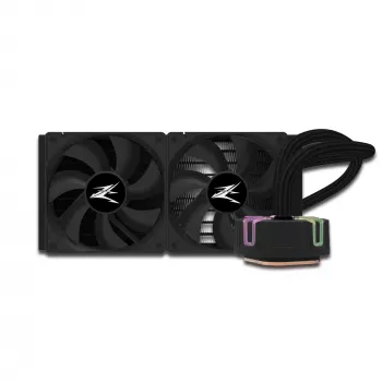Zalman Reserator5 Z24 Czarny Chłodzenie cieczą procesora 240mm Radiator 2 x wentylator SF120 ARGB Procesor All-in-one chłodzenie cieczą 12 cm